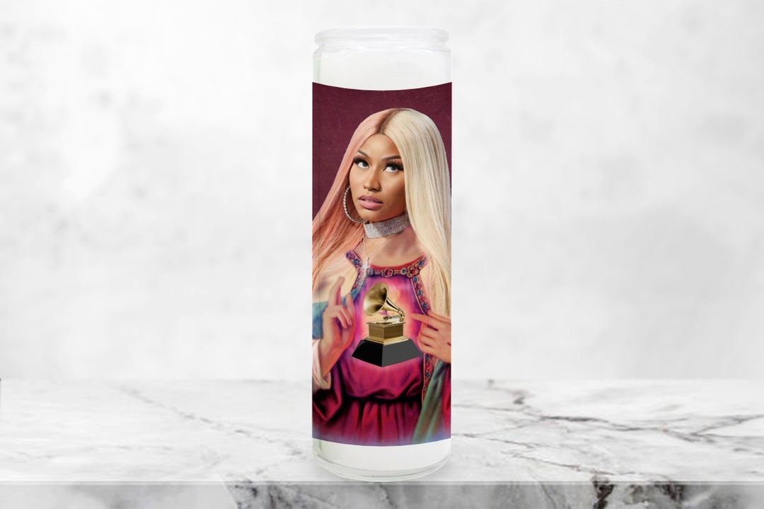 Nicki Minaj Funny Prayer Candle, Music Artist Prayer Candle, Funny