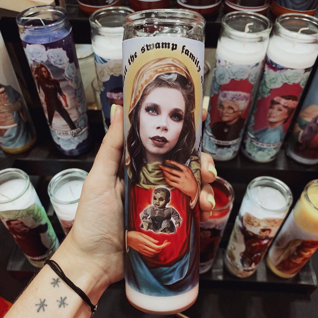 Grav3yardgirl Candle Funny Prayer Candle Youtuber Prayer Etsy