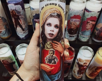Vela Grav3yardgirl, vela de oración divertida, vela de oración youtuber
