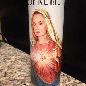 Jessica Lange Prayer Candle, Fiona Goode Inspired Funny Prayer Candle, Funny Religious Candle