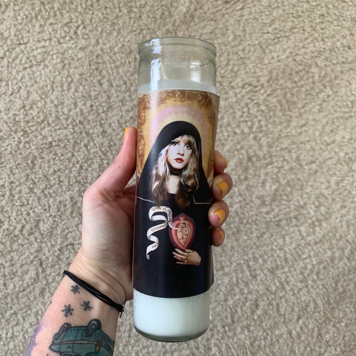 Stevie Funny Prayer Candle Joke Prayer Candle Music Candle Etsy