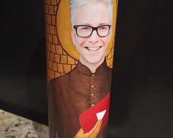 Tyler Oakley prayer candle, funny prayer candle, youtube prayer candle