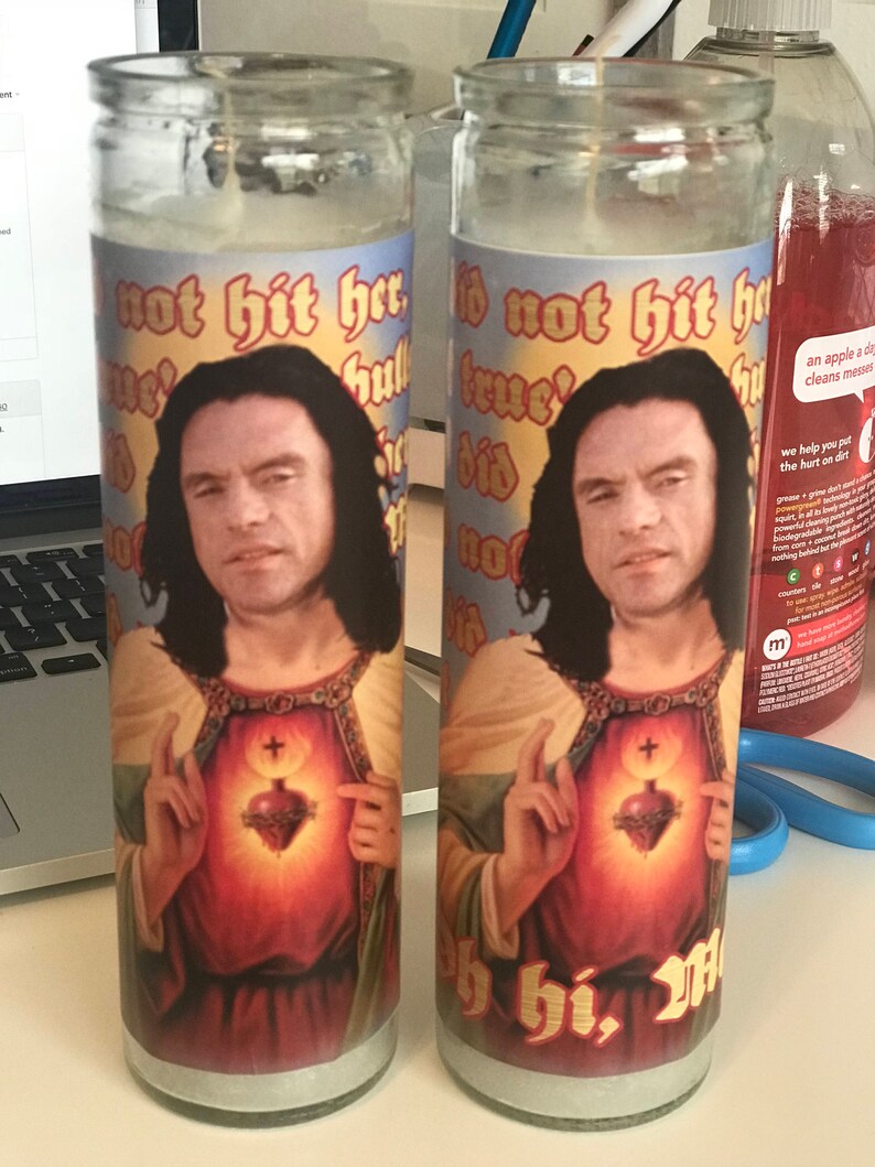 Tommy Wiseau Funny Prayer Candle The Room Prayer Candle Oh Etsy