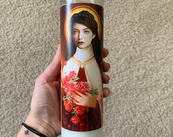 Lorde Funny Prayer Candle, joke prayer candle, Music candle