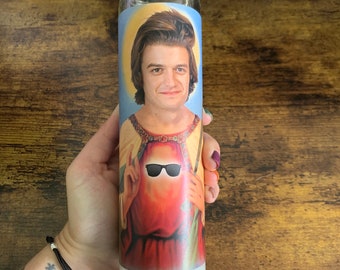 Steve Prayer Candle, Strange Things prayer Candle, Funny Religious Candle, Horror