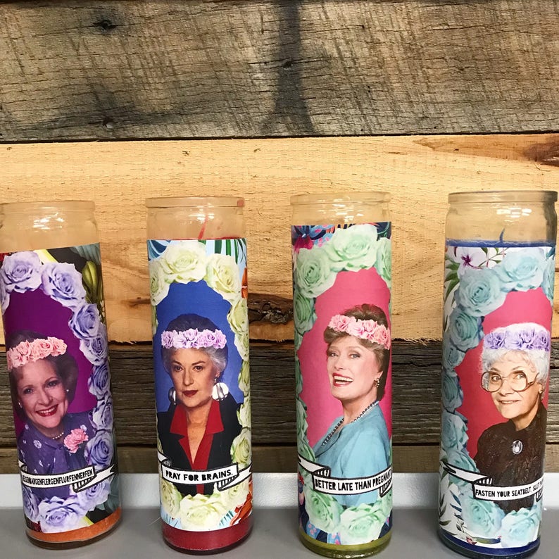 Golden Girls Themed Prayer Candle, Funny Prayer Candle image 10