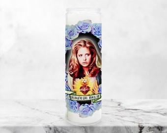 Buffy Prayer Candle, Slayer prayer Candle, Funny Religious Candle, Horror