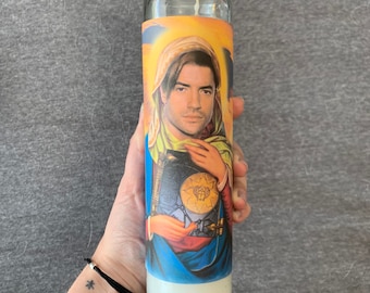 Brendan Fraser Funny Prayer Candle, Popular prayer Candle, Funny Religious Candle, Monster Mummy