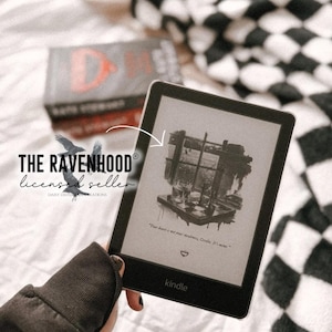 official licensed seller - kindle full size lockscreen - the ravenhood, tobias