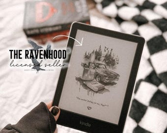 official licensed seller - kindle full size lockscreen - the ravenhood, sean