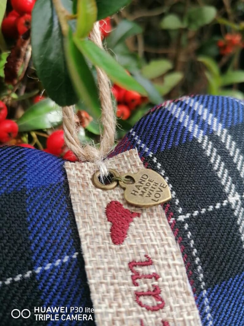 Welsh Family Name Tartan Hearts Etsy UK