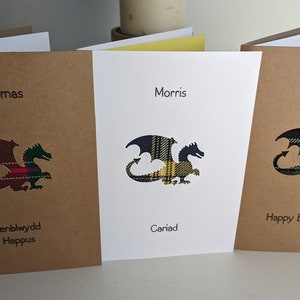 Handmade Welsh Tartan Cards