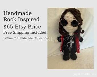 Ozzy Inspired Crochet Doll