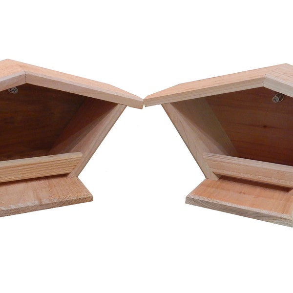 2 Cedar Dove Nesting Boxes