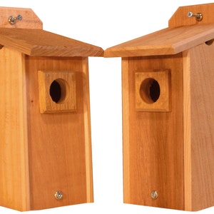 2 Cedar Bluebird Houses Bird Houses image 6