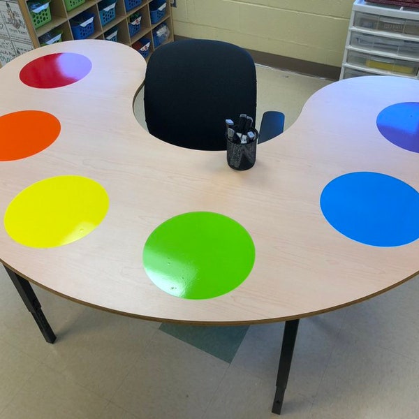 Dry Erase Spots for Tables