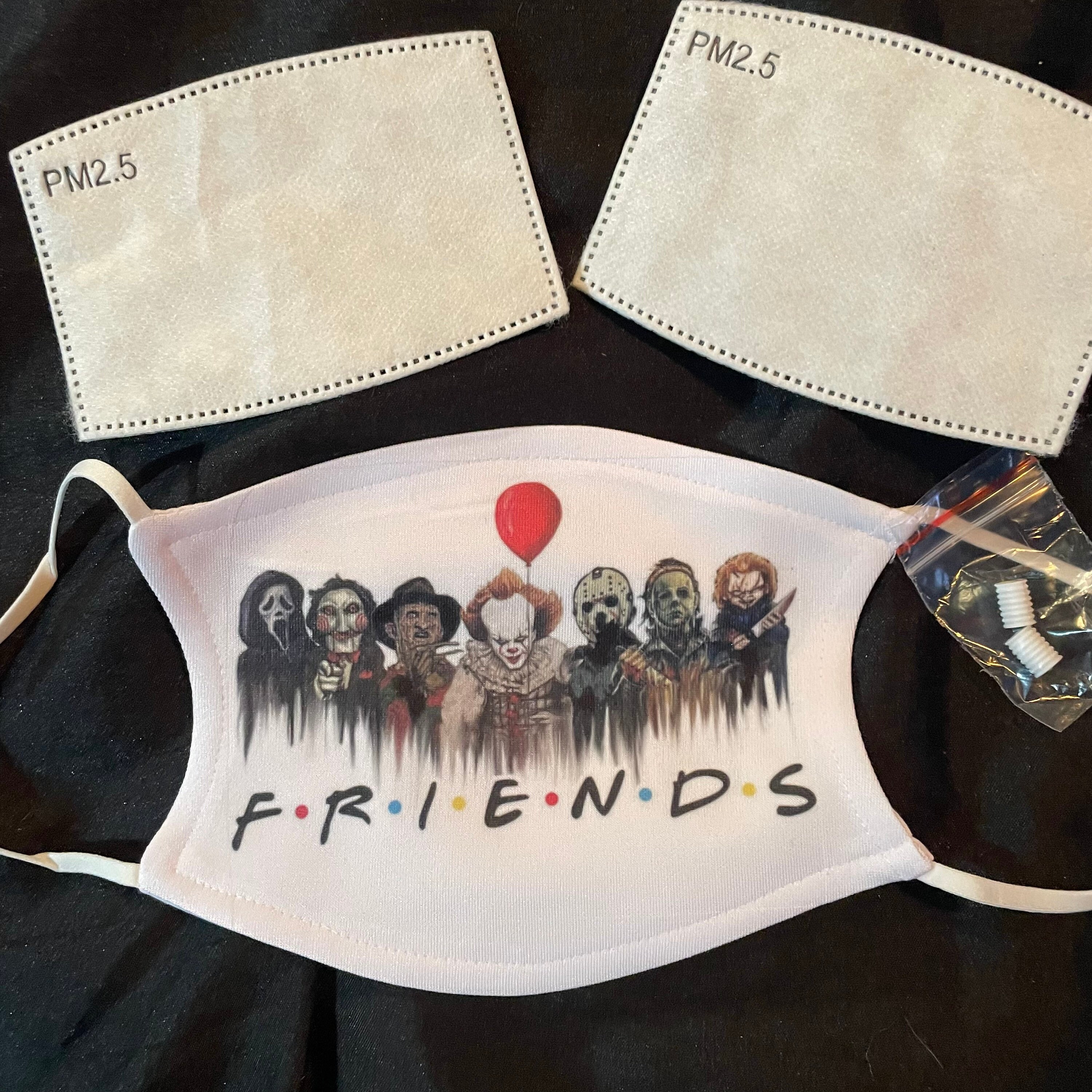Friends Mask 3 Mask to Choose From Horror Movie Friends - Etsy