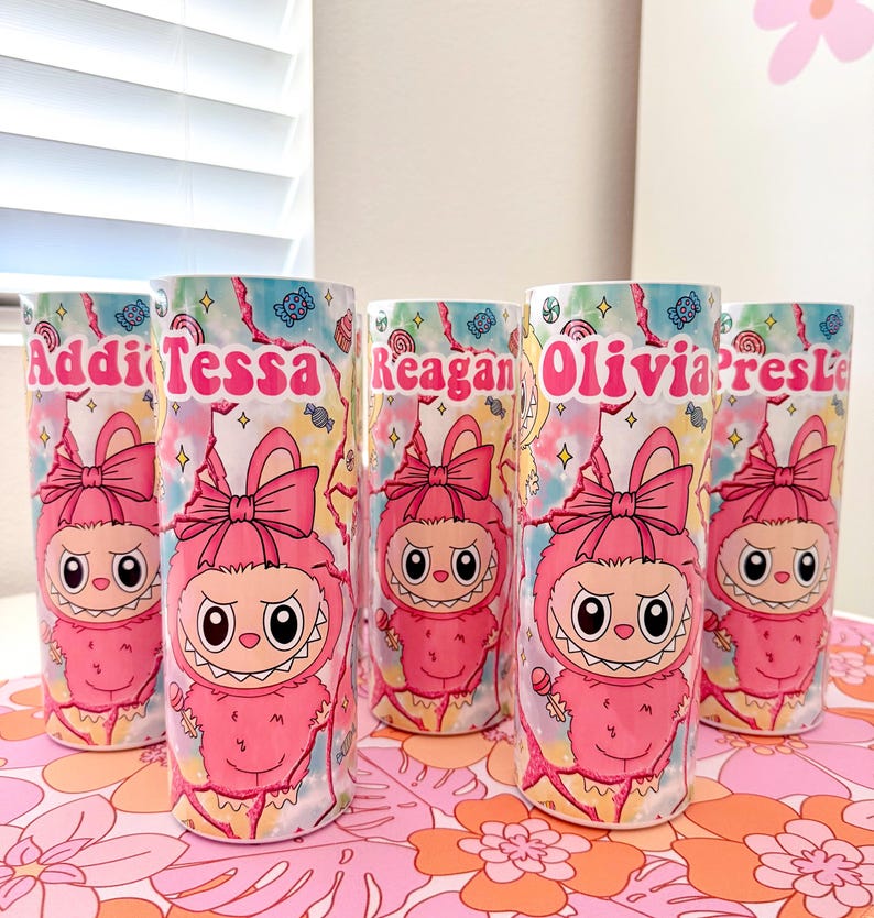 Personalized Monster Doll Tumbler Cup / Girls Tumbler / Girls Gifts ...