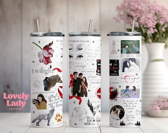 Vampires Tumbler / Vampires Wolves Cup / Book Lovers Gift / Romance Book / Reader Gifts / Gifts for Her / Book Things / 20oz Stainless Steel