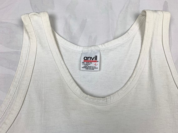 90s Cropped Tank Top Vintage Crop Tank Large - image 6