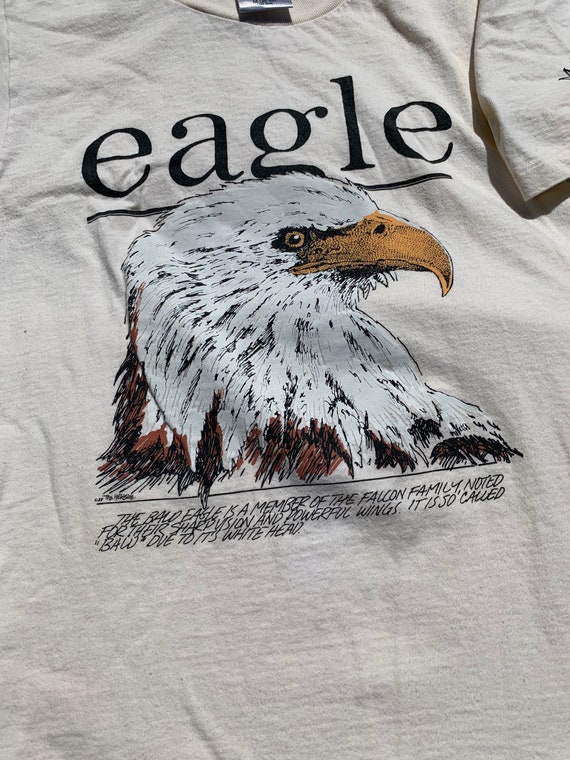 1988 Eagle Tshirt Single Stitch  M America T Shir… - image 7