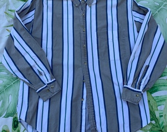 90s Vintage Longsleeve Button Up Large Honors