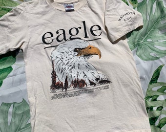 1988 Eagle Tshirt Single Stitch  M America T Shirt American Tee Bald Eagle T-Shirt Vintage 80s Shirt Medium