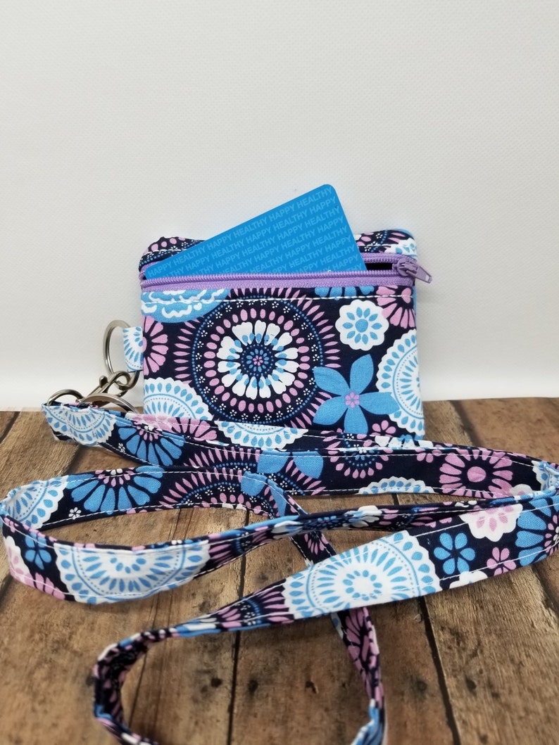 ID Wallet Lanyard Student ID Lanyard Wallet Lanyard Travel Etsy