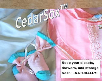 CedarSox - A fresh scent for closets and drawers.