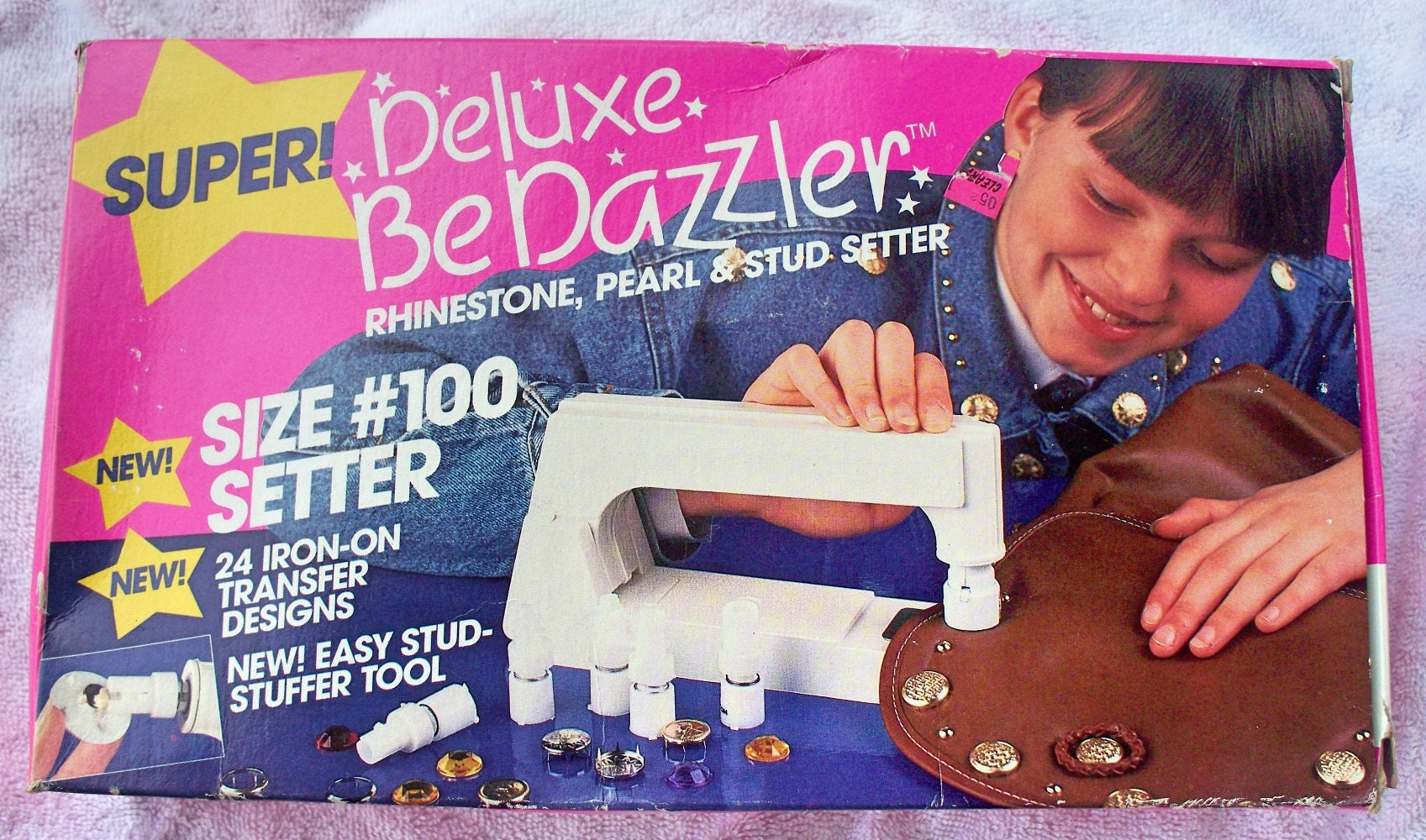 Bedazzler Deluxe MEGA Set- The Original Bedazzler Rhinestone and Stud  Setting Machine Complete Kit