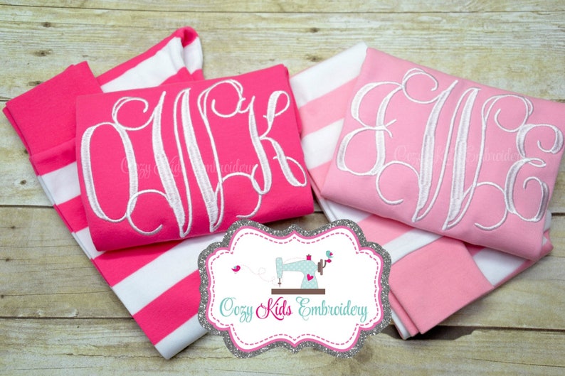 Valentine/'s Day pajamas Valentine/'s Day Pj girl child kid baby toddler infant applique embroidery monogram name Monogram pajamas