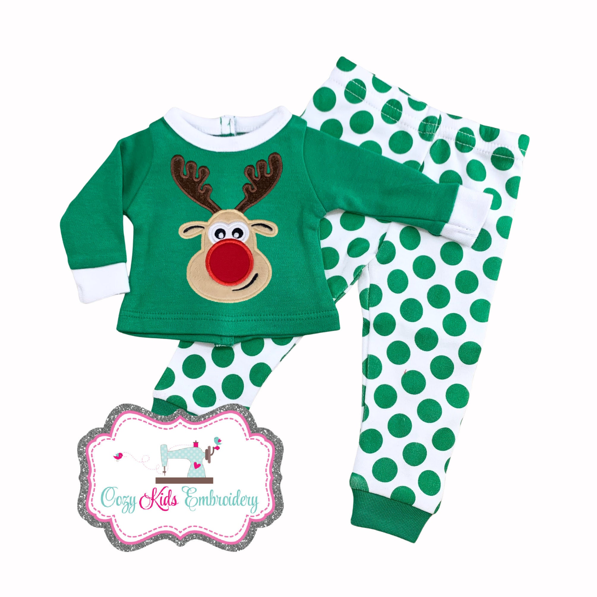 Christmas Doll Pajamas Doll Pajamas Christmas Pajamas Dolly Etsy UK