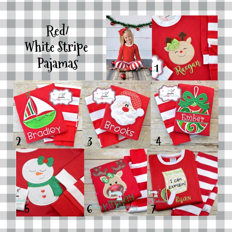 children's christmas pajamas boutique
