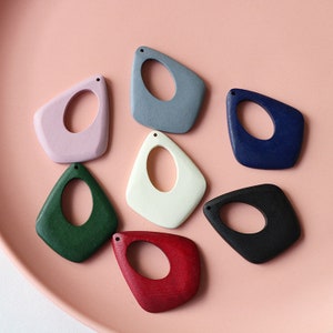 10PCS Wood Charms Pendant, Wood Beads Charm Pendant , Wooden Charms, Wooden Beads,Jewelry for Earring Necklace Making