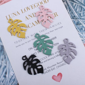 10PCS Alloy Leaf Charms, Alloy Charm Pendant, Flower Charm, Plant Charms,Jewelry Charms for Earring Necklace Making