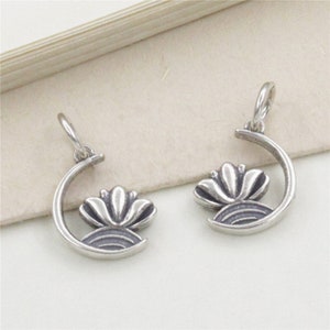 925 Sterling Silber Charms, Silber Charm Anhänger, Ohrring Charms, Halskette Charms Anhänger, Handwerk liefert, Schmuck Charme