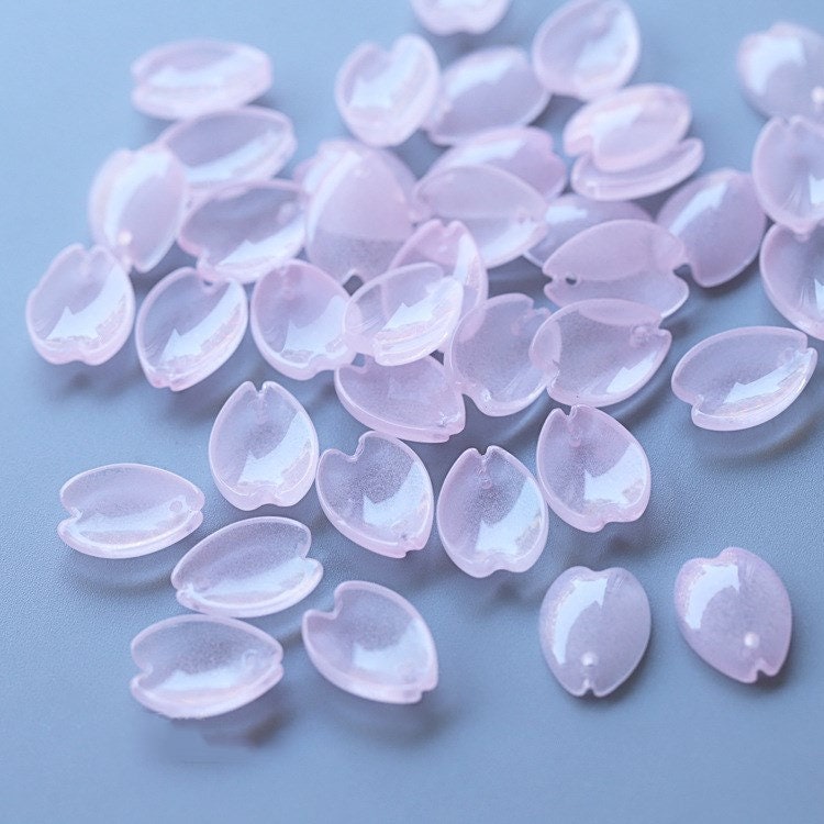 50PCS Czech Glass Flower Petal Beads 11x15 Mm Flower Petals Etsy