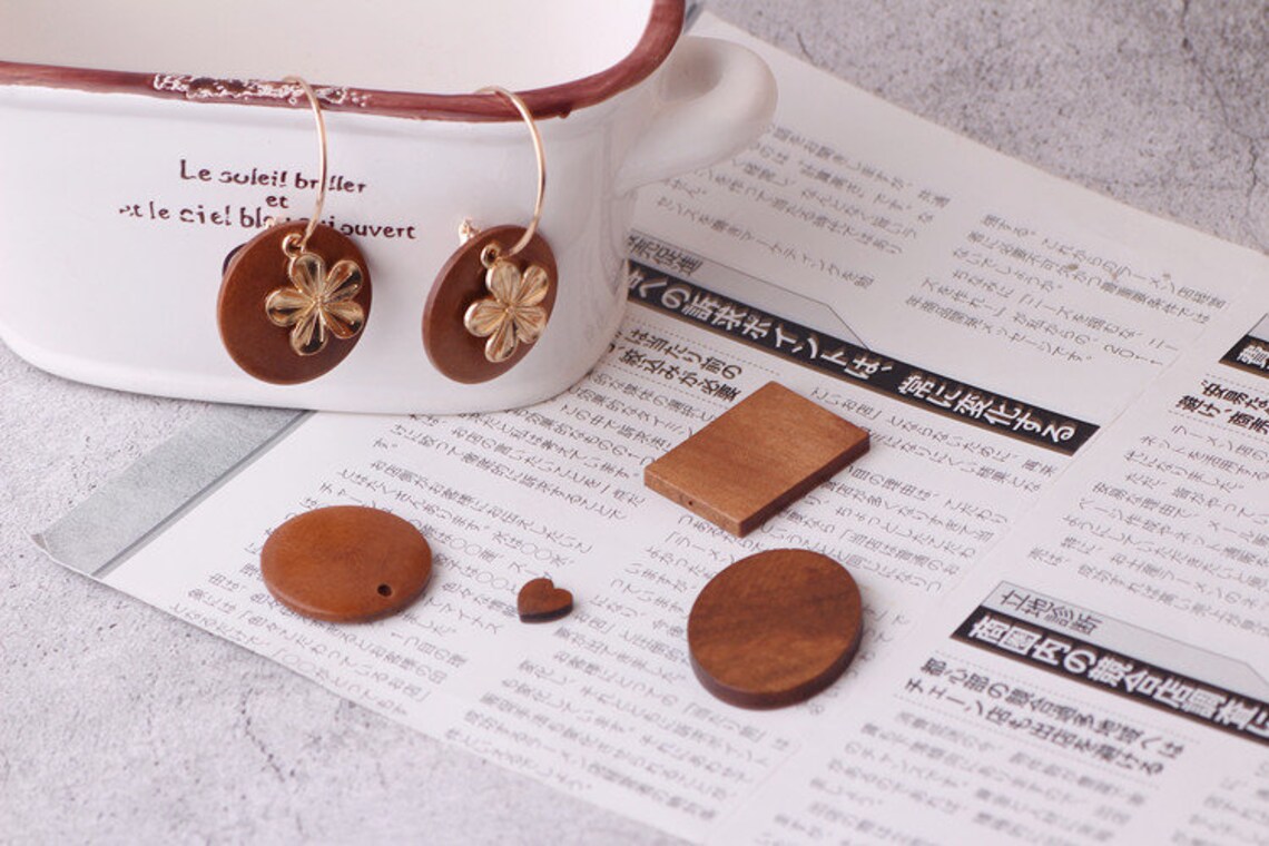 10pcs Wood Charms Pendant Wood Pendant Wooden Charms Etsy