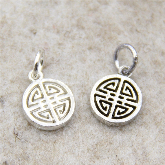 925 Sterling Silver Charms Silver Pendant Earring Etsy