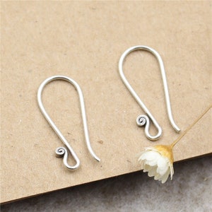 925 Sterling Silver Earring Hook Ear Wire,  Ear Hooks, Earring Wires, French Hook Ear Wires,Earwires