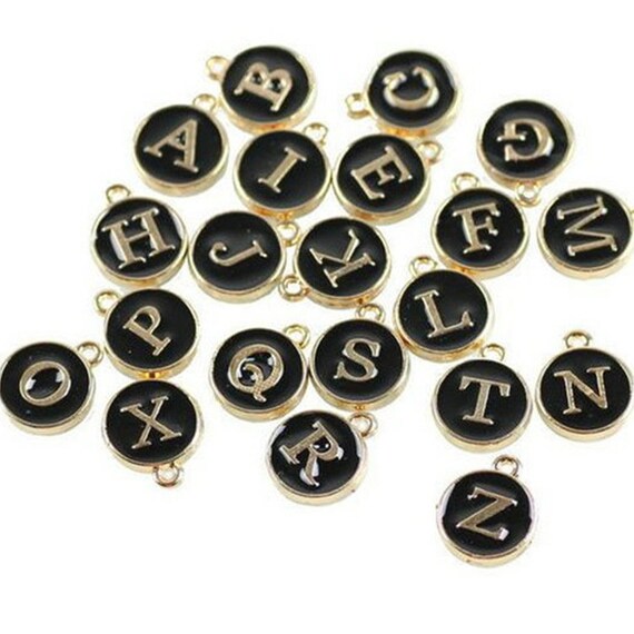 Kit 156 Ciondoli Lettere Alfabeto In Metallo - Per Creare Bracciali, Collane, Accessori Fai Da Te - 6