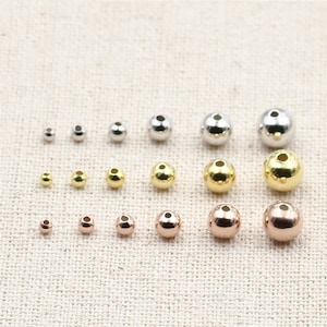 100PCS 925 Sterling Silver Beads, Jewelry Beads,Silver Beads,Necklace Beads, Earring Beads, Necklace Beads,Bracelet Beads