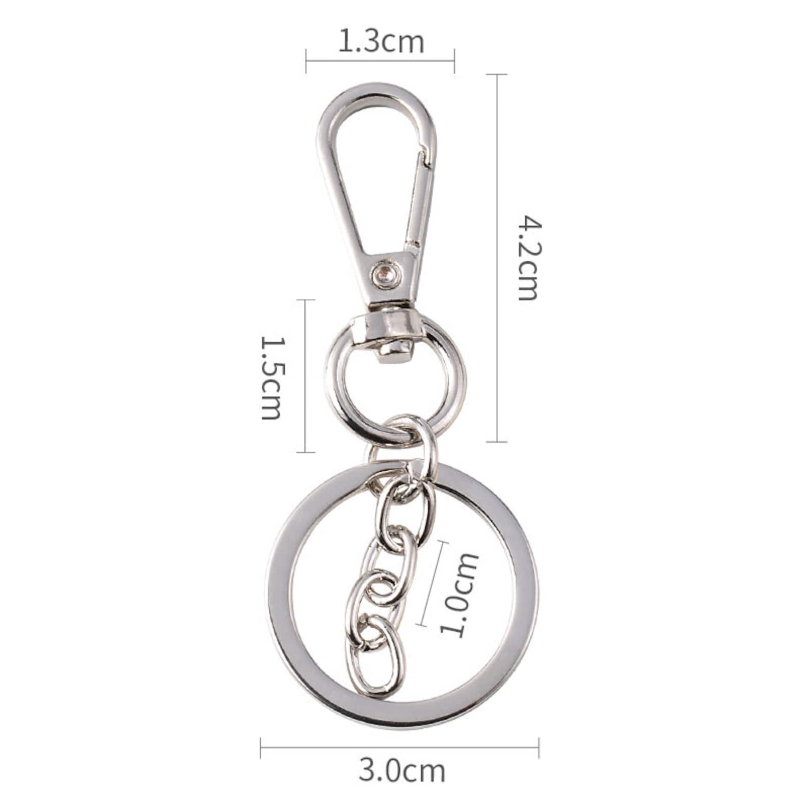 10Pcs Keychain Supplies KeyChain Keyring with Chain jump Etsy