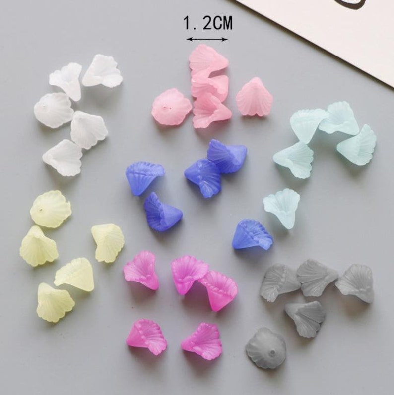 100PCS Petals Resin Floral PetalsFloral BeadsFlower Etsy