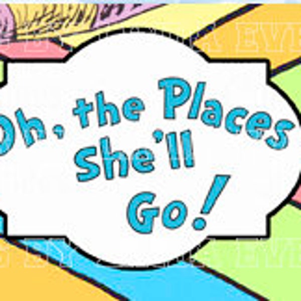 Oh the Places She Will Go Baby Shower - Etsy