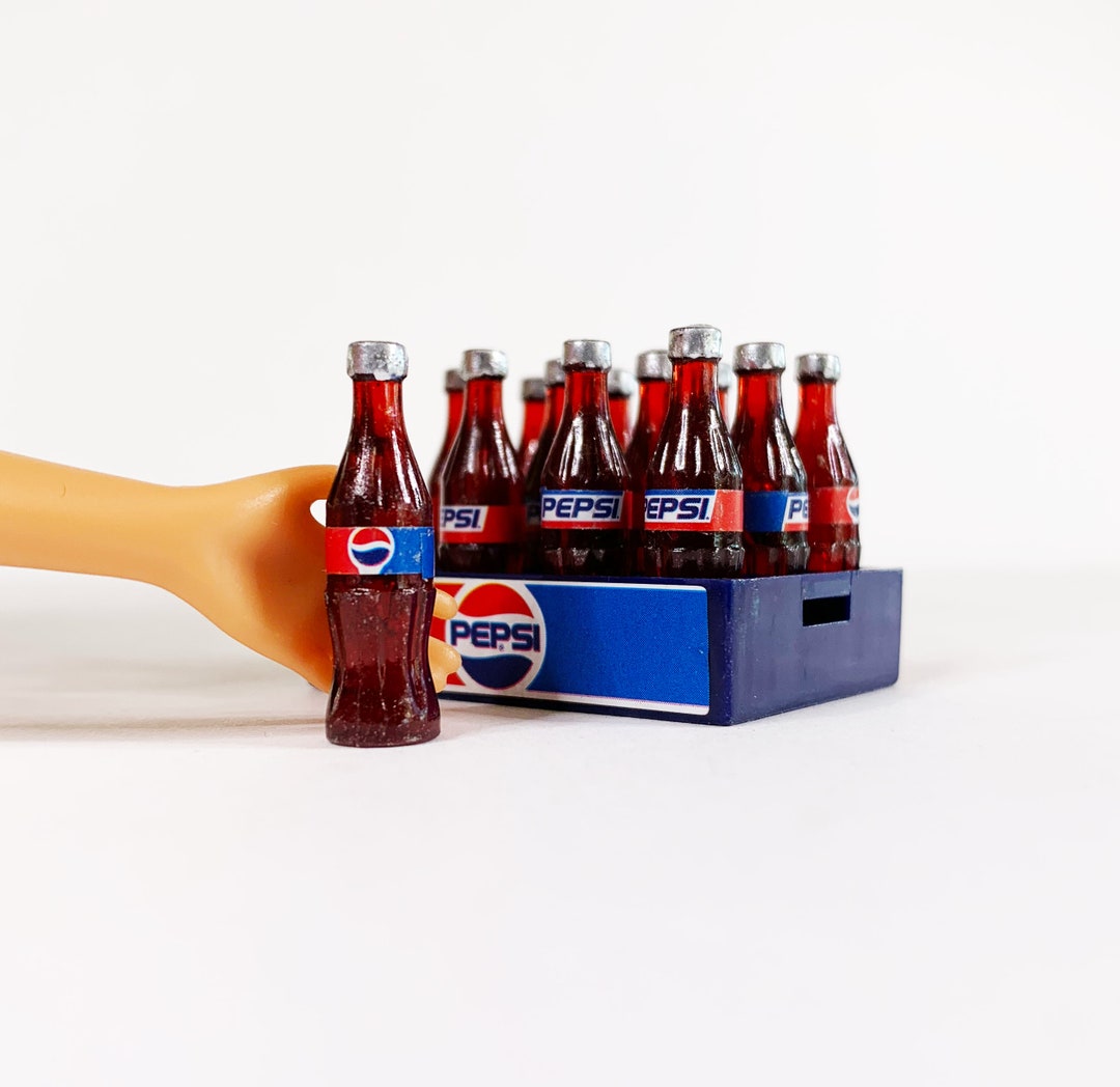 Mini Pepsi Bottles Case of 12 16 Scale Etsy