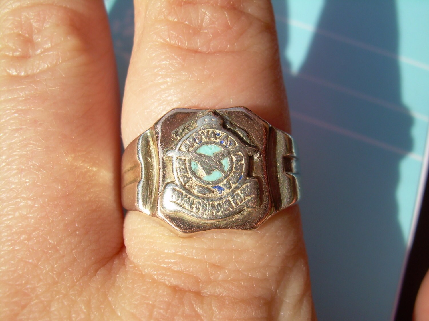Royal Canadian Air Force ring in sterling silver and 10k Etsy