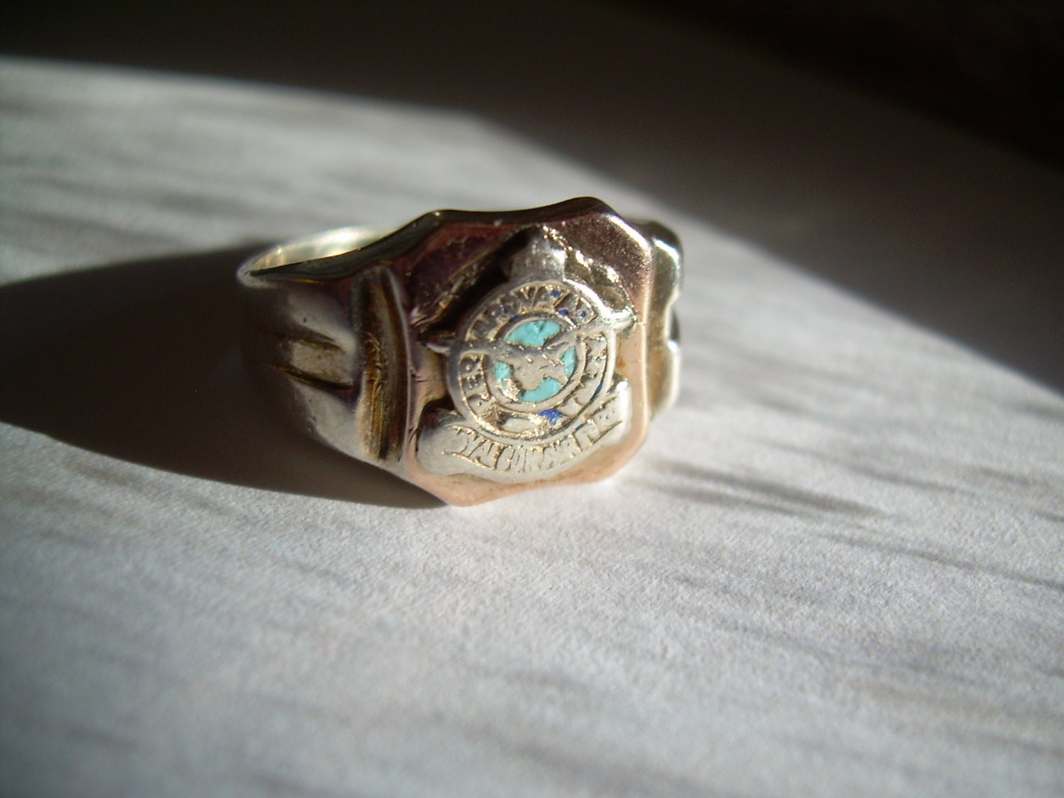 Royal Canadian Air Force ring in sterling silver and 10k Etsy