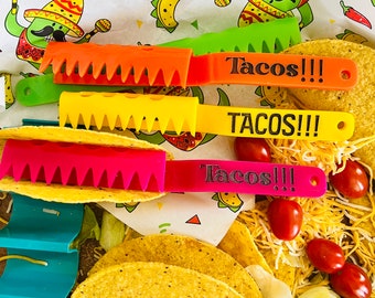 Taco meat scoop and portion tool. Ambidextrous!