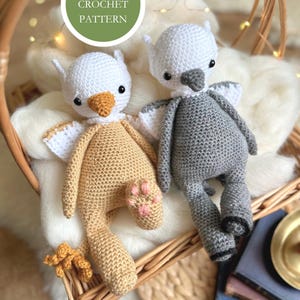 PATTERN, Nettle the Griffin and Mares Tale the Hippogriff 2in1 pattern, Little Folk, Crochet Pattern, Mythical Amigurumi Pattern, English